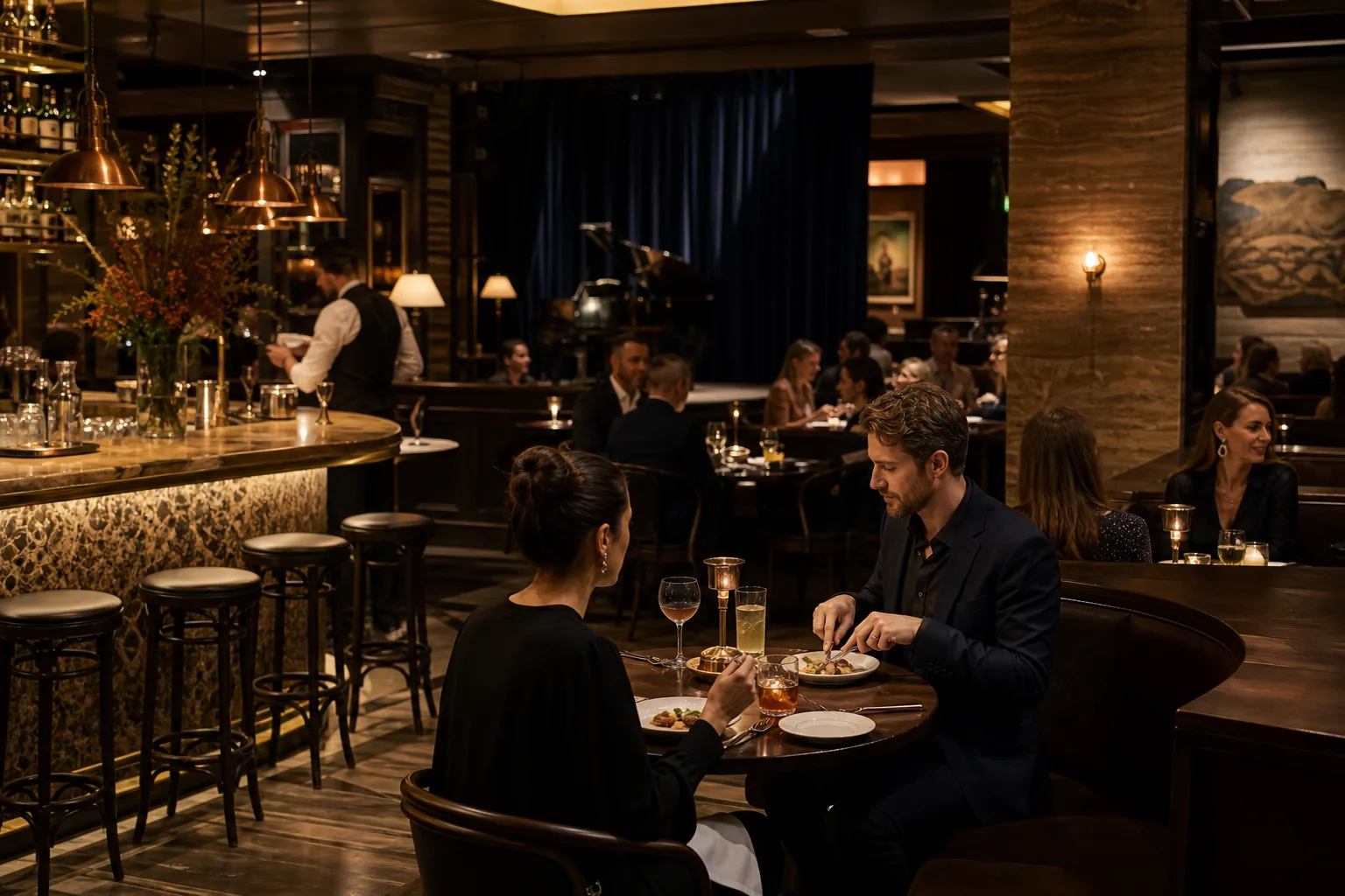 Redactionele sfeerimpressie van een moderne brasserie
