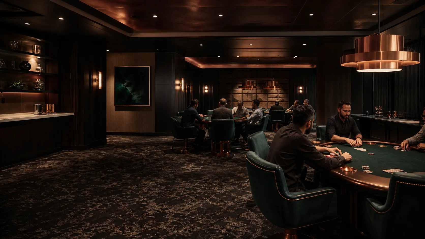 Redactionele sfeerimpressie bij Poker vindt fysiek aan tafel plaats